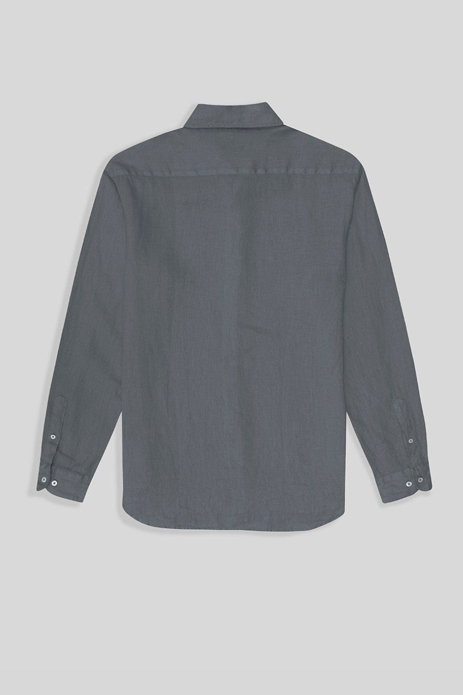 Men's linen shirt smoke basic - imagen 2