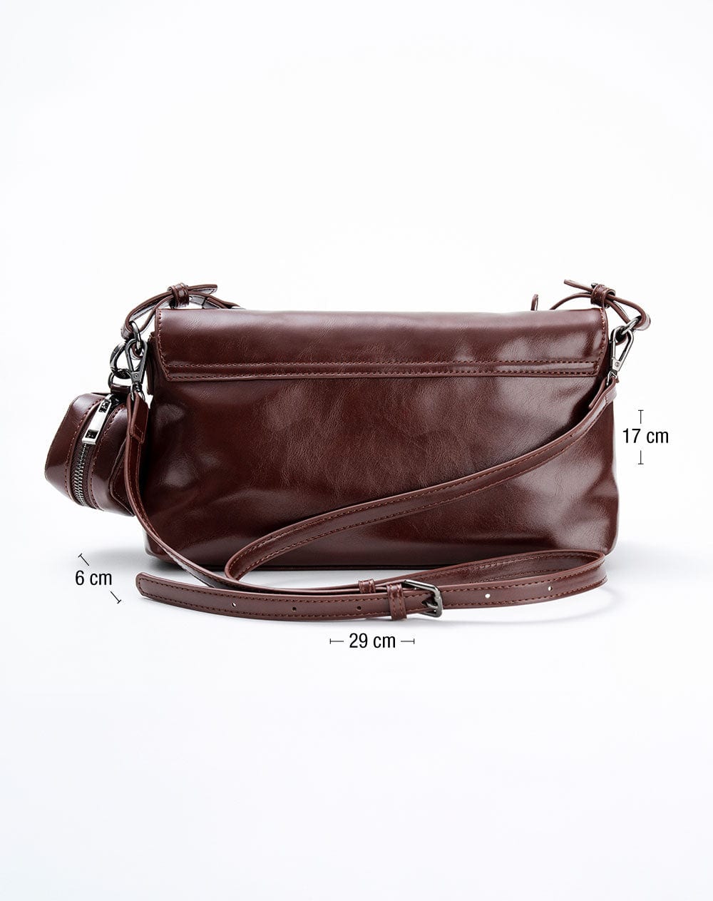 Bolso + monedero café mujer - imagen 5