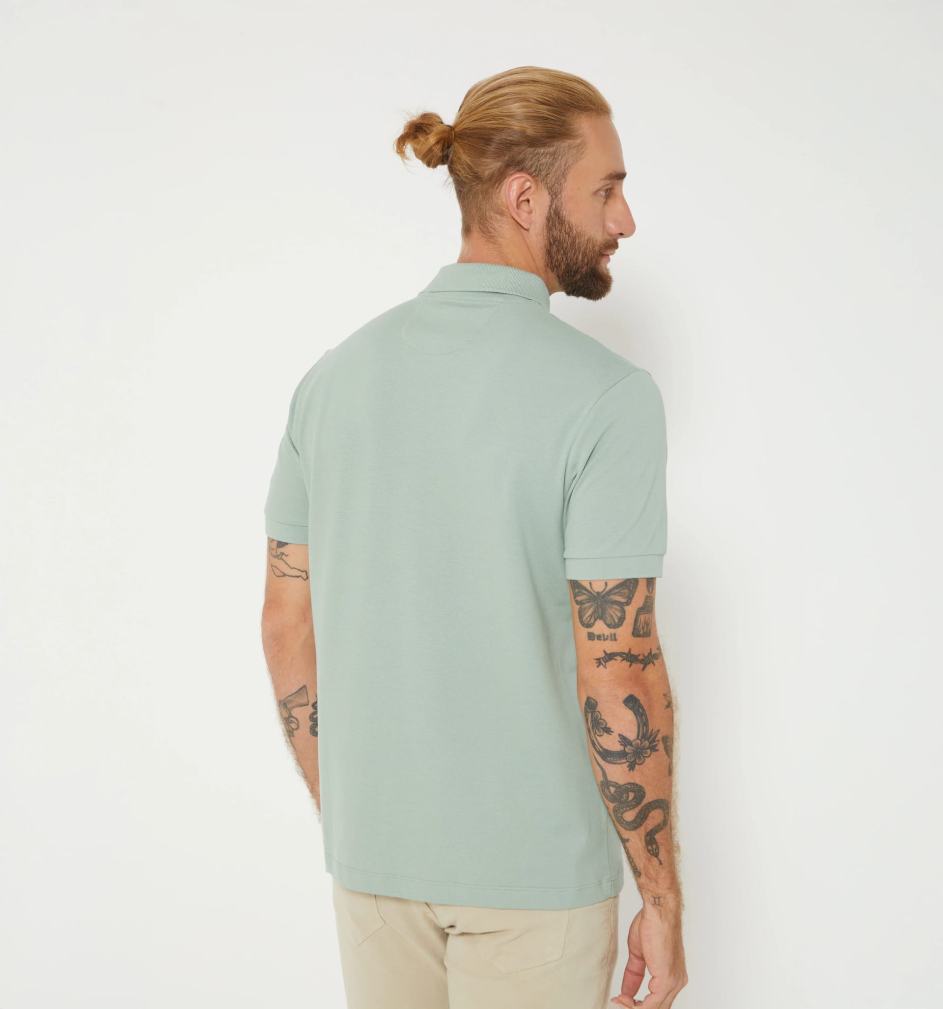 Polo básico para hombre slim fit - imagen 5
