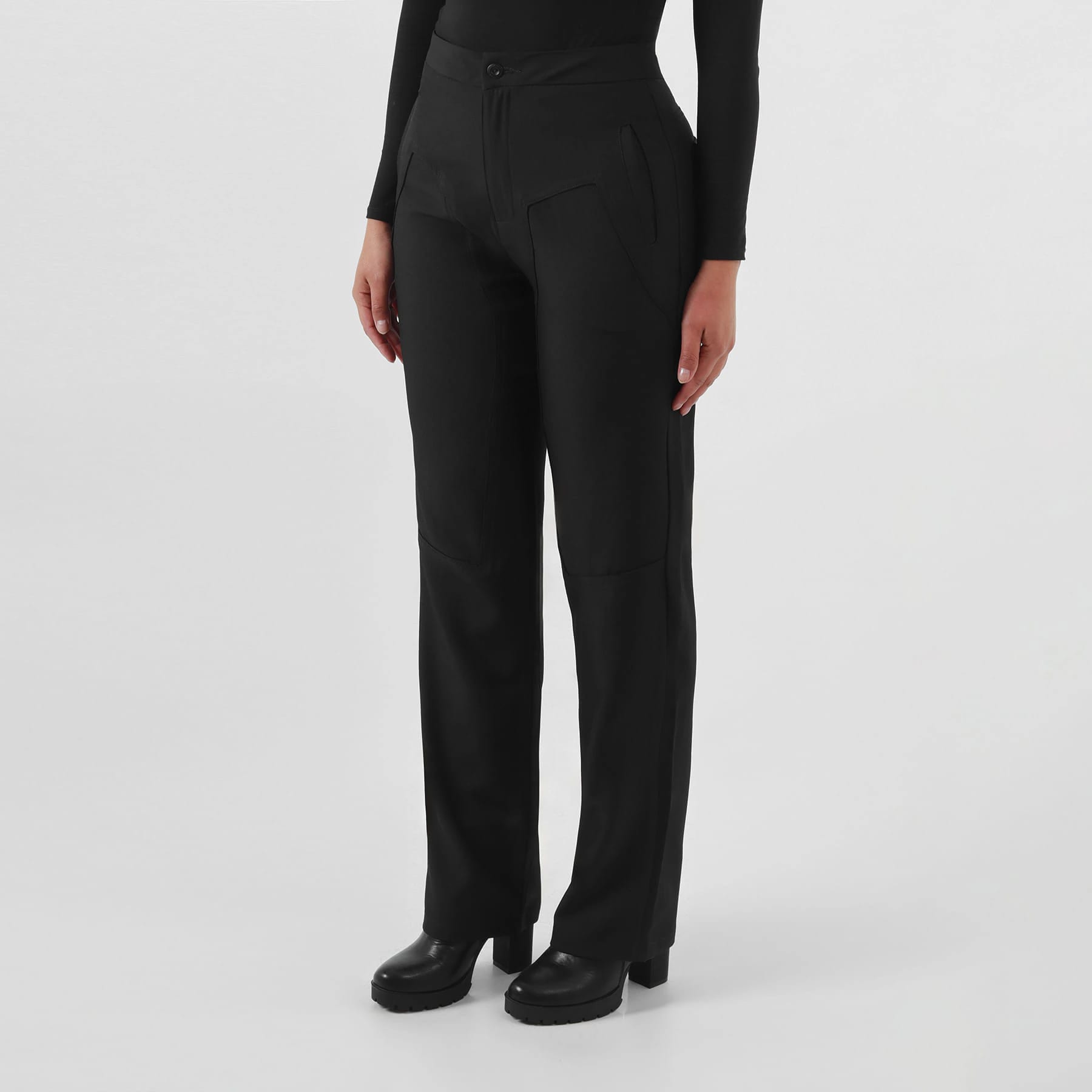 Pantalon Bota Recta Tiro Alto - imagen 1