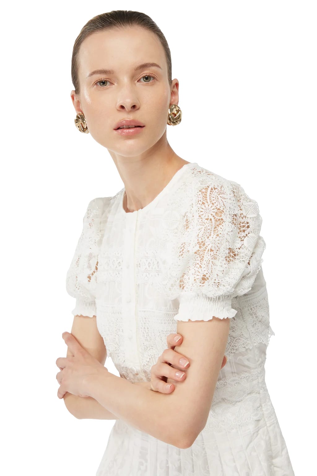ETOILE MIDI DRESS WHITE - imagen 5