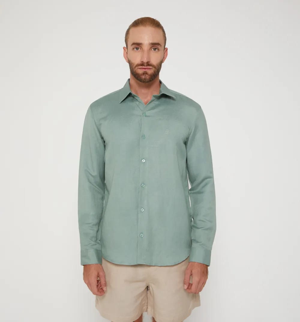 Camisa para hombre de lino - imagen 42