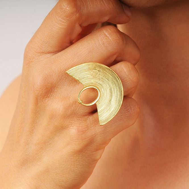 Anillo Nariguera Filigrana Lisa Sinú - imagen 3