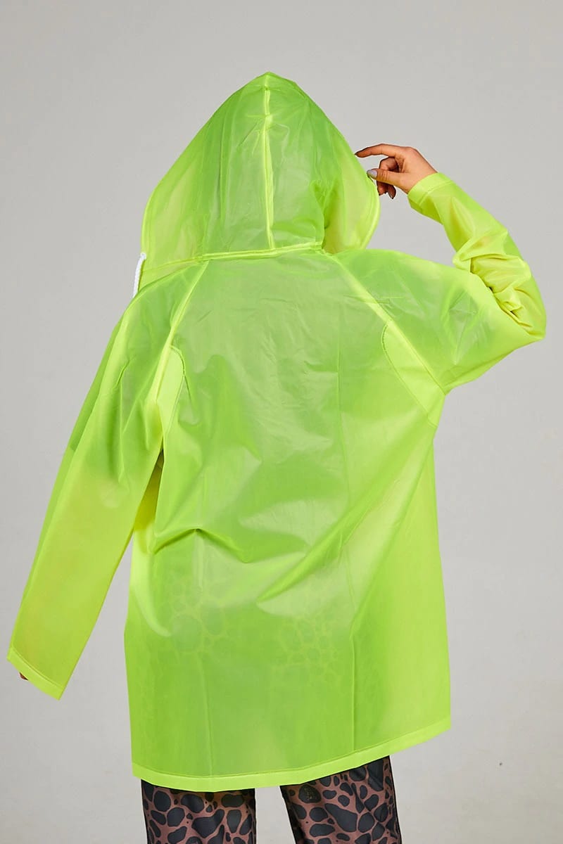 Capa Lluvia Verde Acido - imagen 8