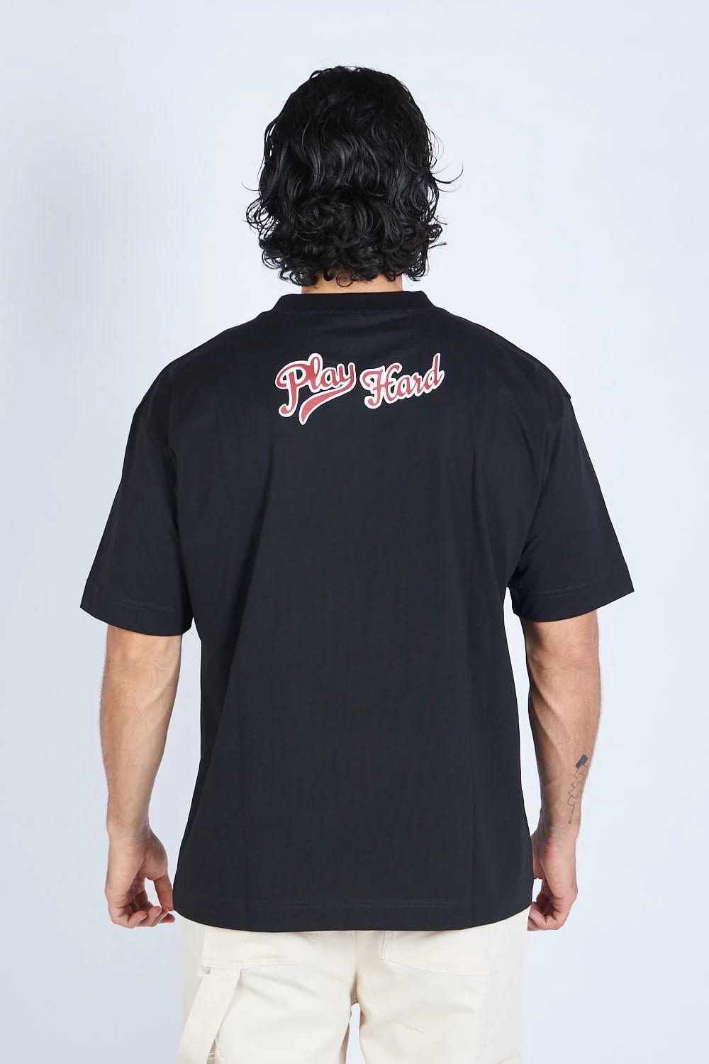Camiseta oversize PLAY HARD NEGRO | DROP 03 | - imagen 4