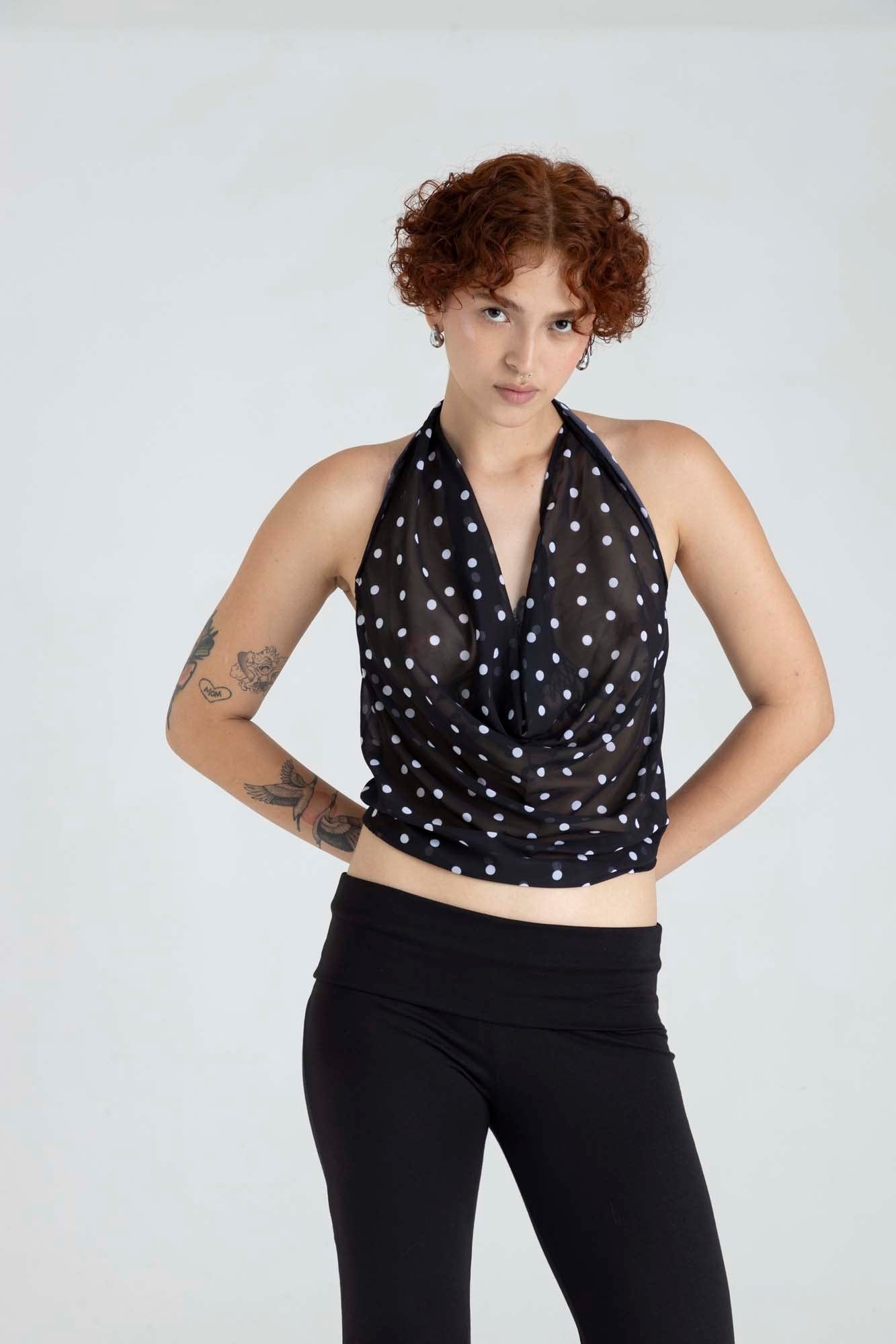 GABY DRAPED TOP - imagen 1