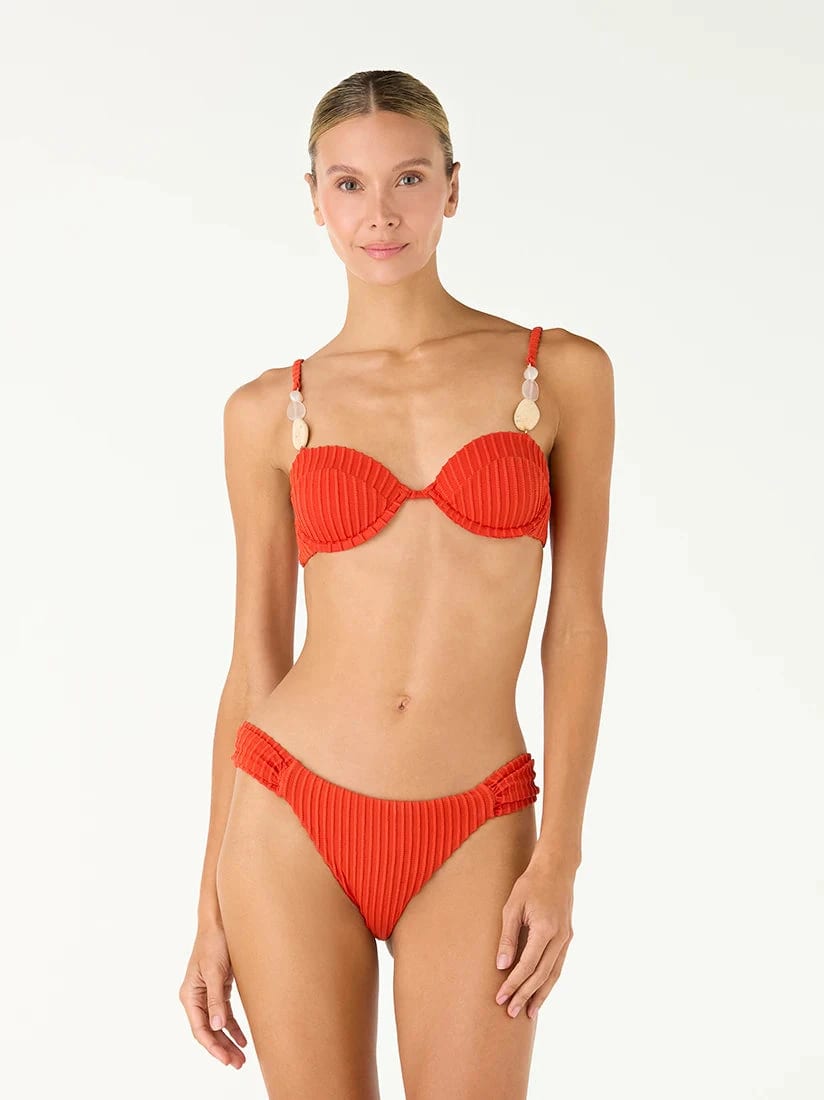 Top de Bikini Perla Shell Red - imagen 3
