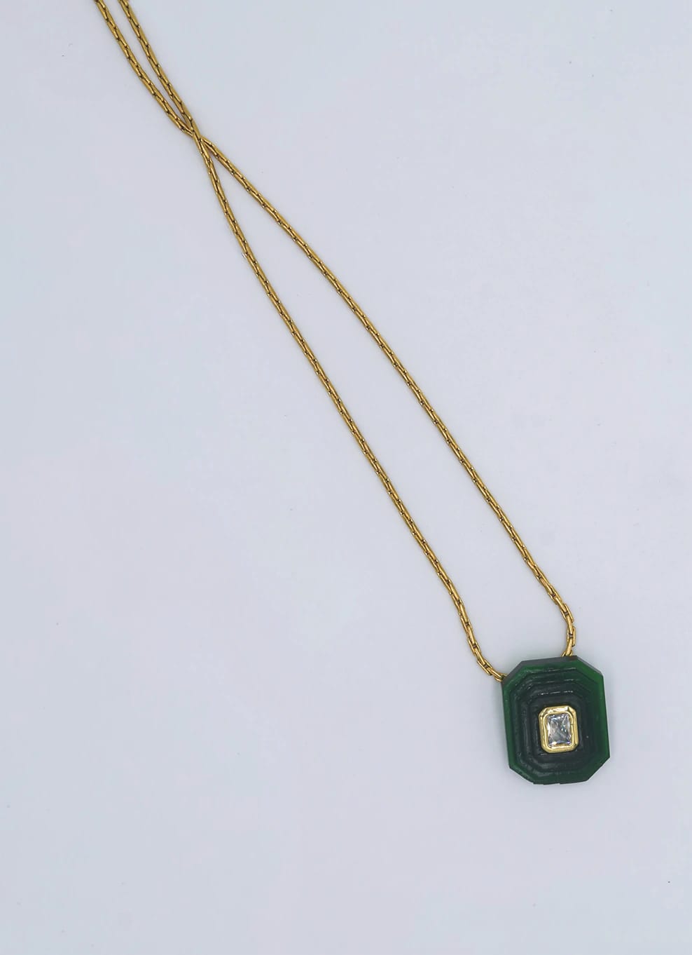 OTTAGONO - GREEN NECKLACE - imagen 3