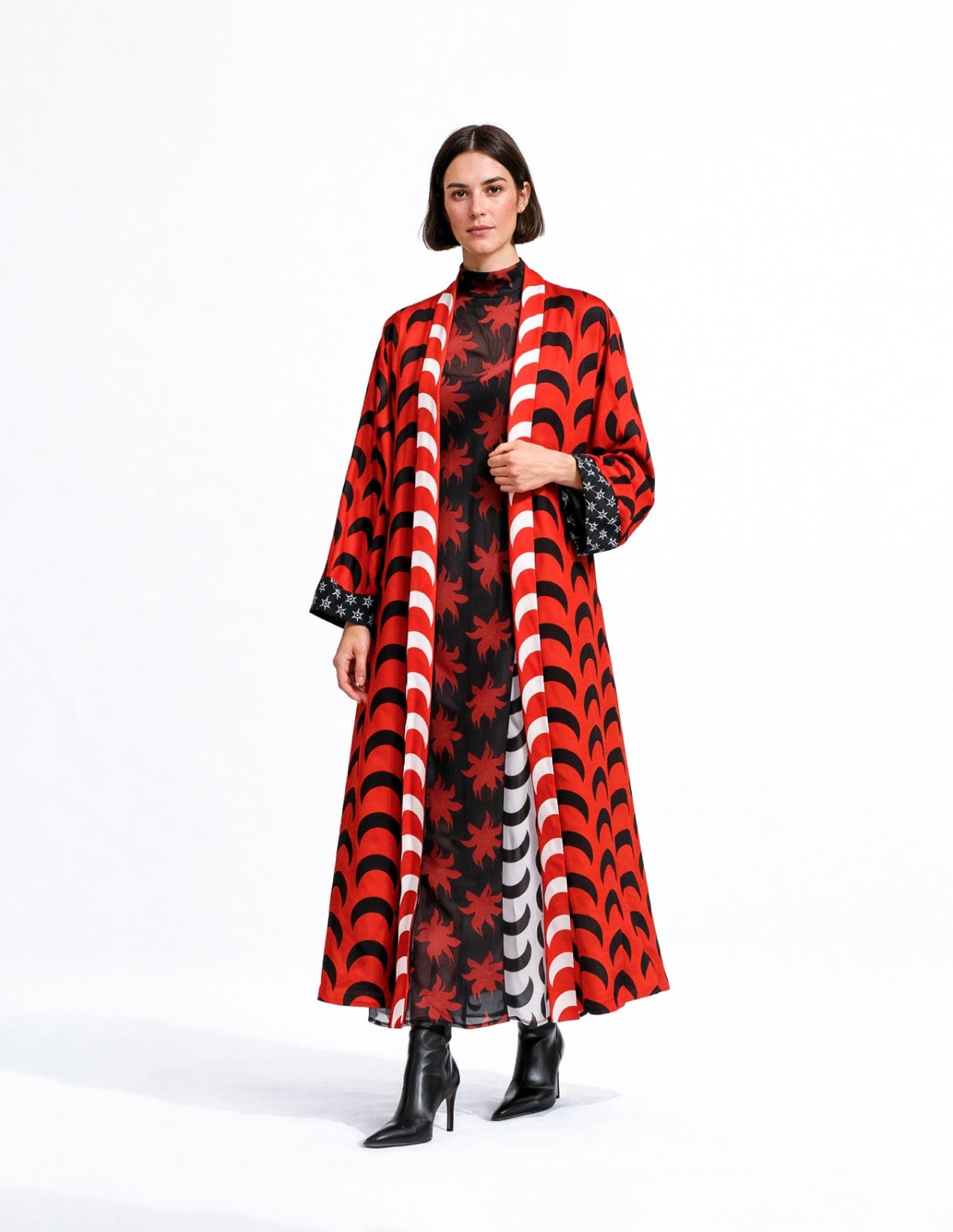 Bata-Kimono Unisex /  La Luna Florece - imagen 1