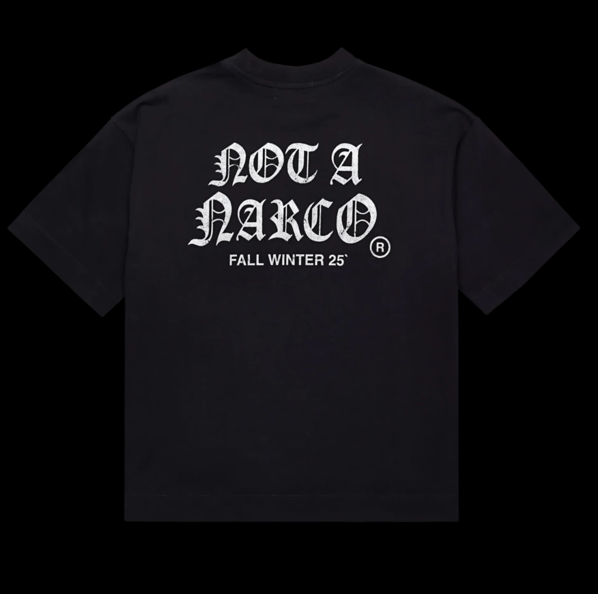 NOT A NARCO FW25 WHITE T-SHIRT - imagen 20