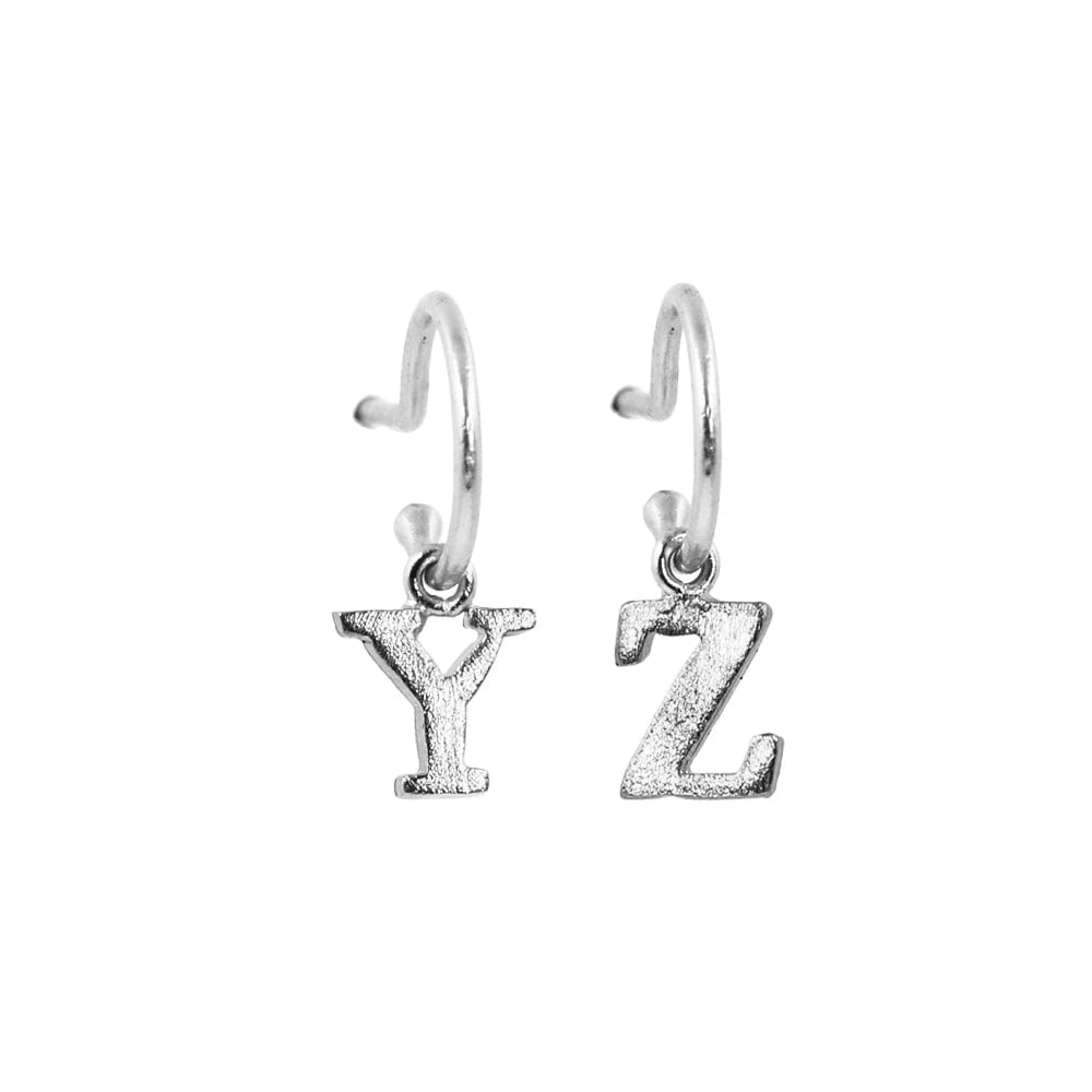 PreOrder Baby Hoops 9mm Letra Plata - imagen 15