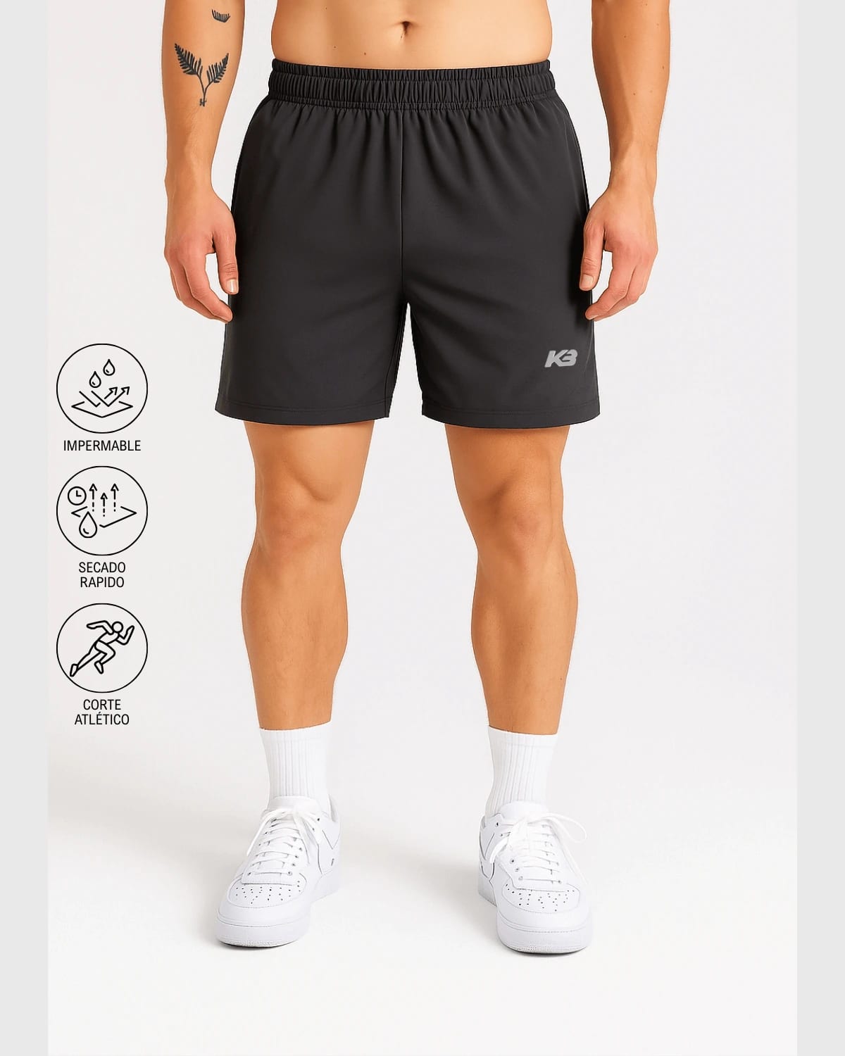 Pantaloneta Impermeable Fit Atletico┃KBMEN RF.401 - imagen 1