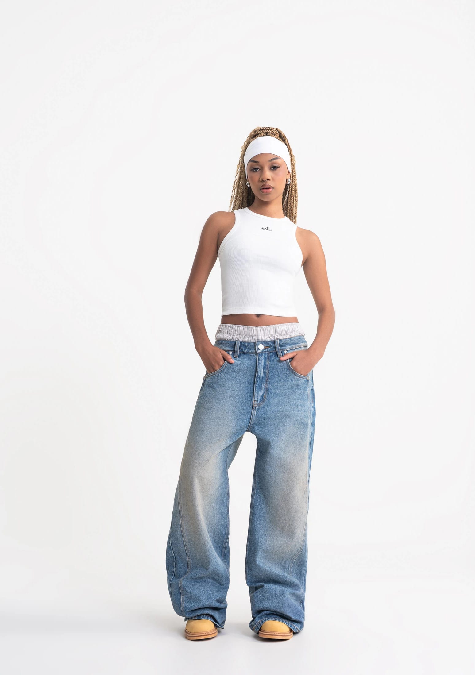 Rustic white Tank top - imagen 4