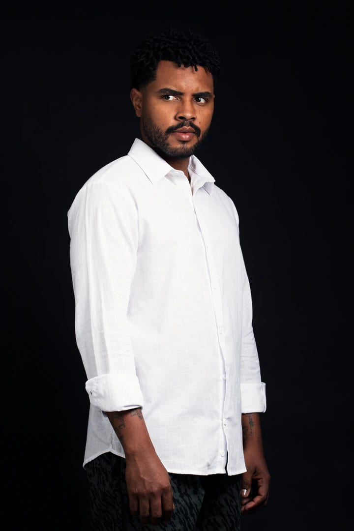 Camisa lino blanca - imagen 3