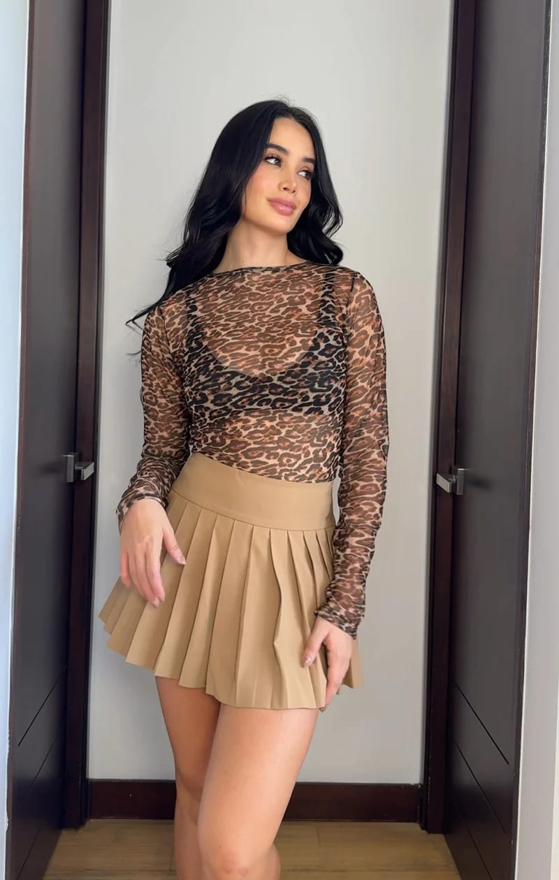 Top Mesh - Leopardo - imagen 6