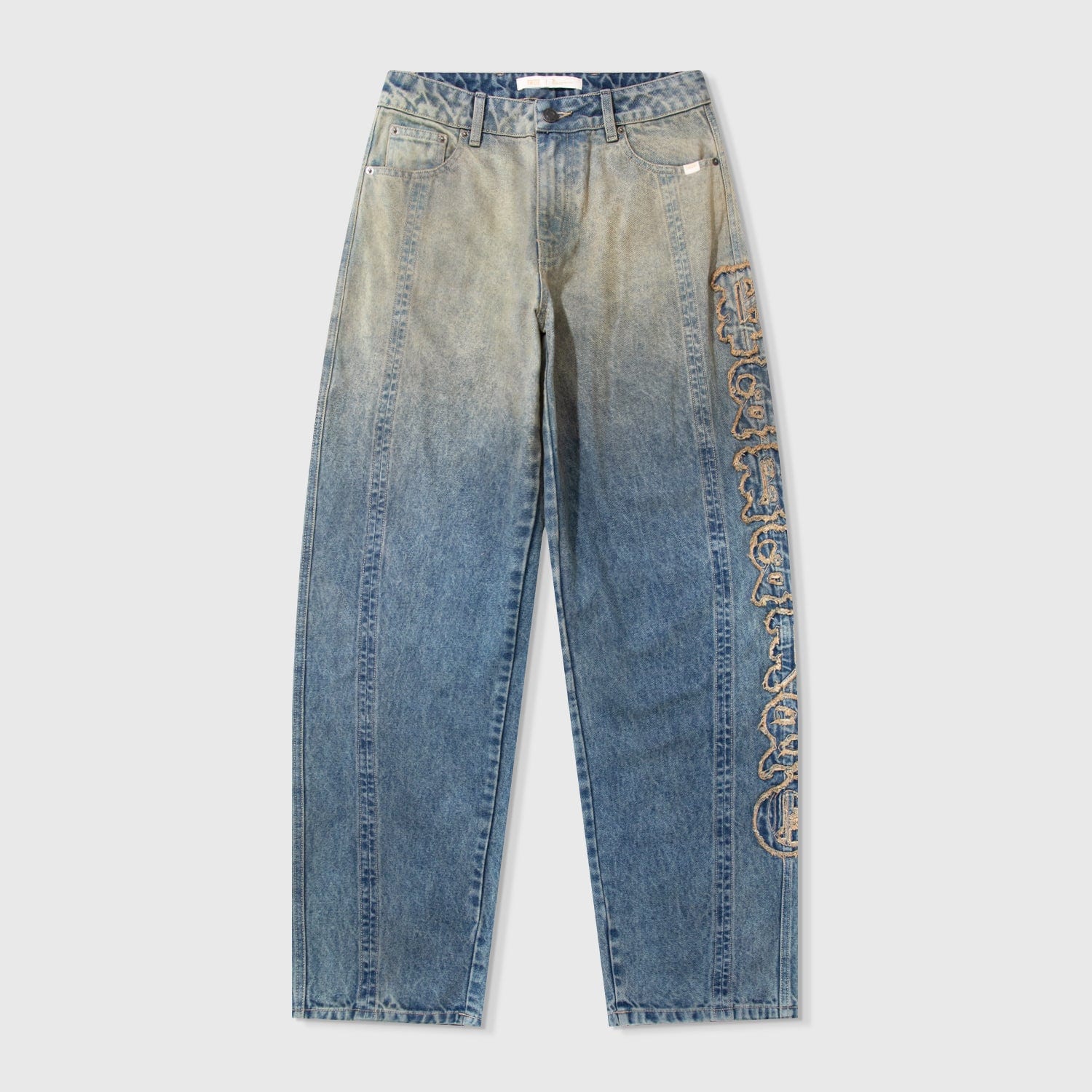 Barrel Denim Pants - Washed Blue - imagen 1