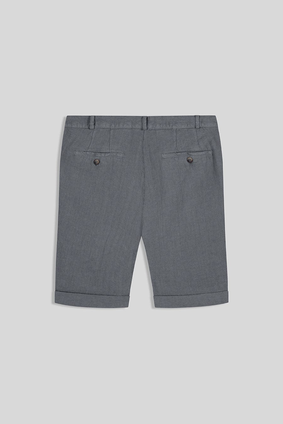 Men's linen bermuda grey - imagen 3