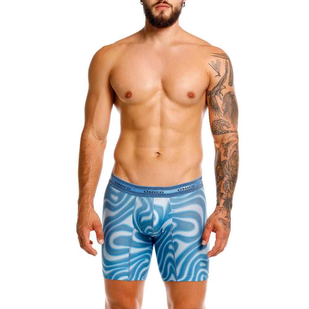 BOXER MEDIO FAUVE AZUL - imagen 13