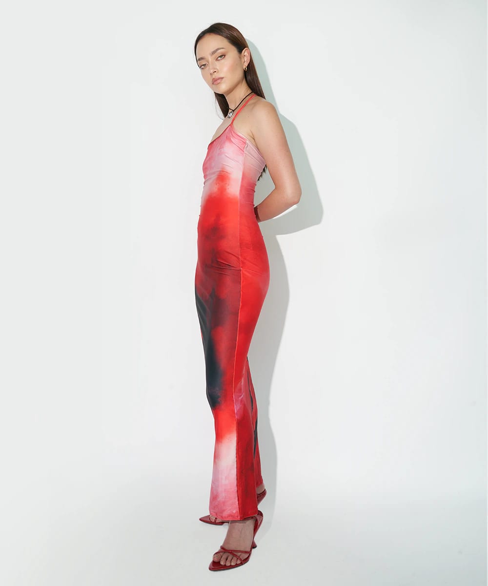 Maxi Dress in Rose Red - imagen 1