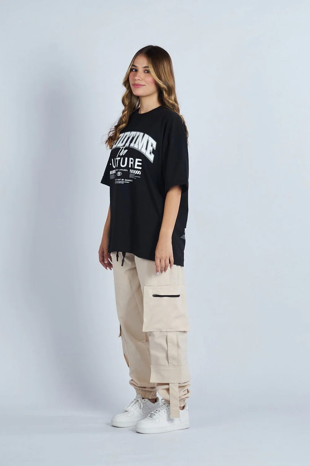 Camiseta oversize estampado Good Time Negro | DROP 03 | - imagen 5