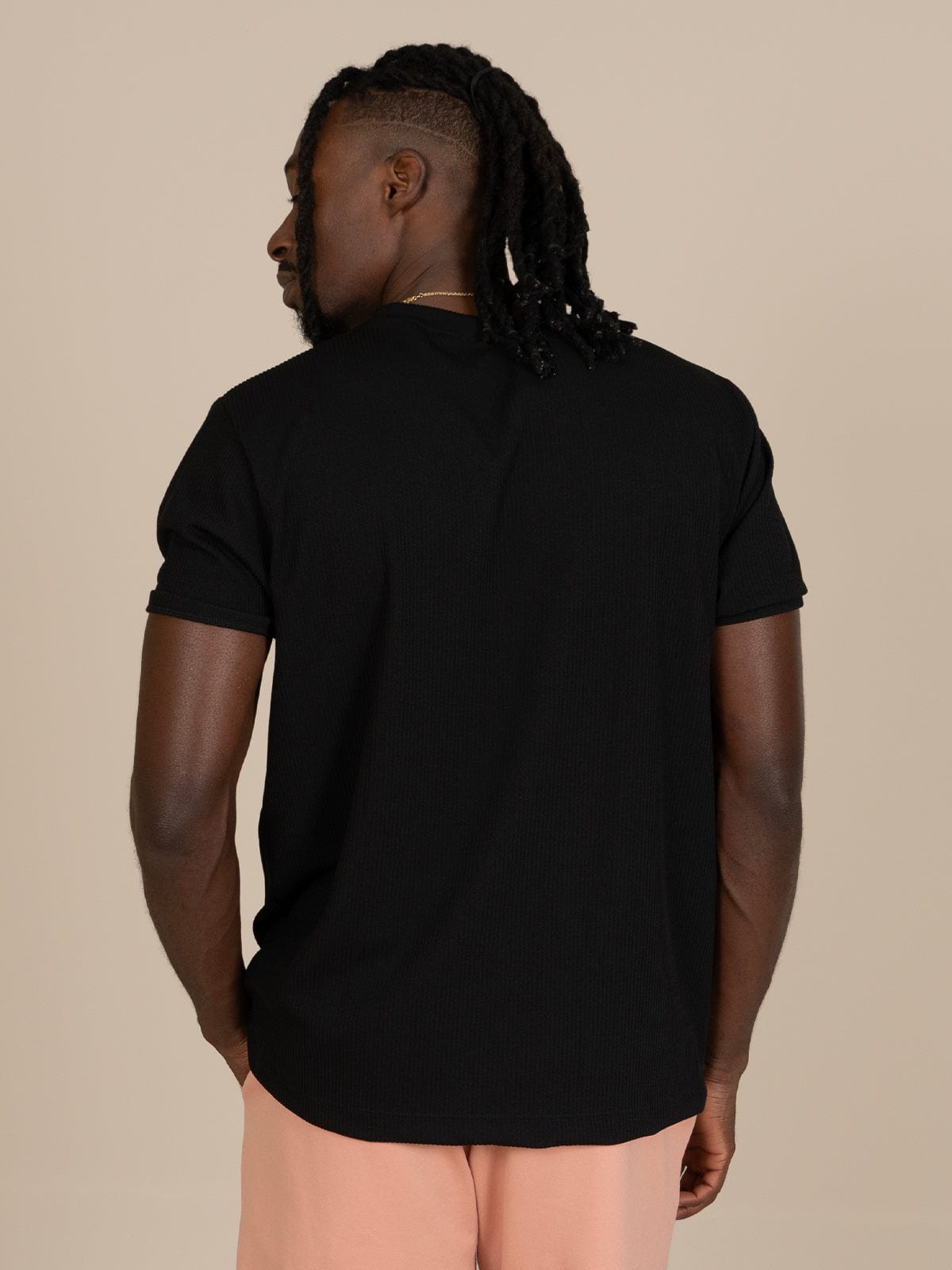 Camiseta atenas slim negra - imagen 2