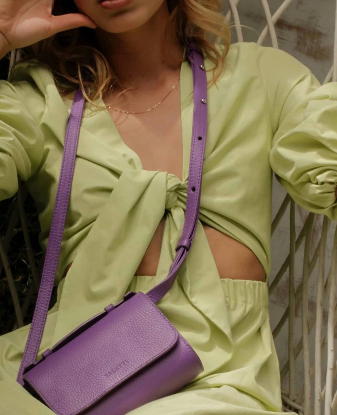 Canvas Belt bag - Purple (3 in 1 convertible) - imagen 2