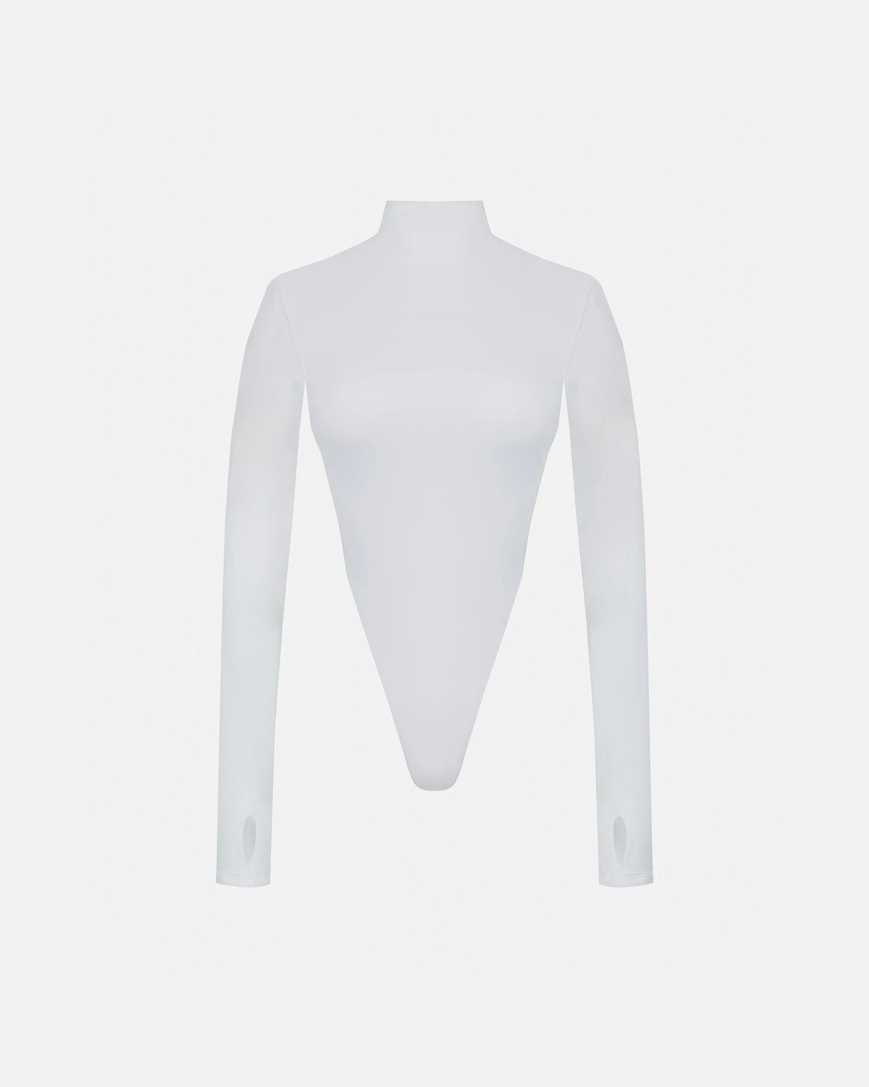 Basics Turtleneck Backless Body White - imagen 1