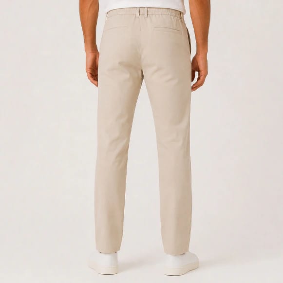 PANTALON RESORTADO 100% POLIESTER HOMBRE - imagen 4