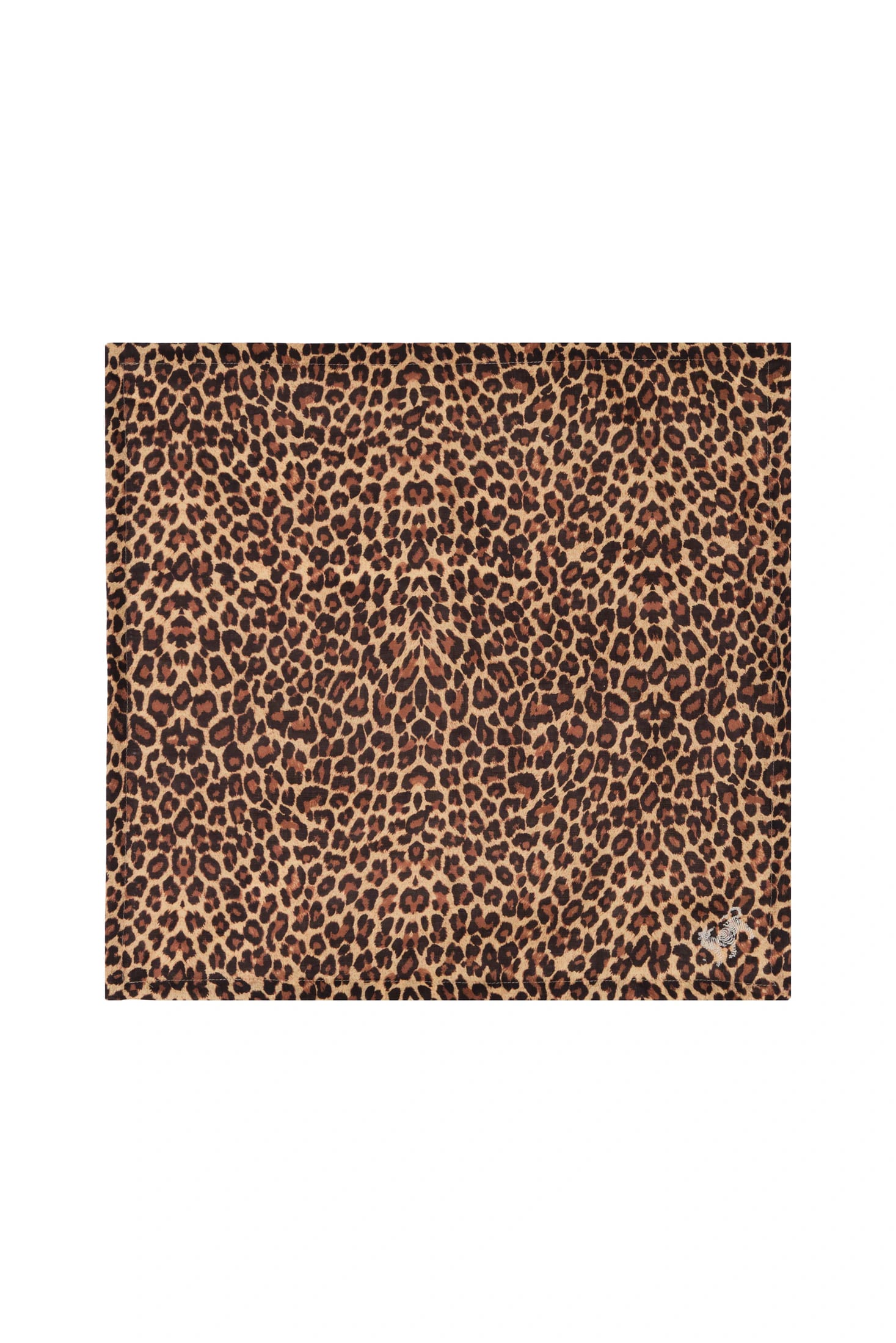 Jaguar Embroidered Linen Napkins / Set of 4 - imagen 2