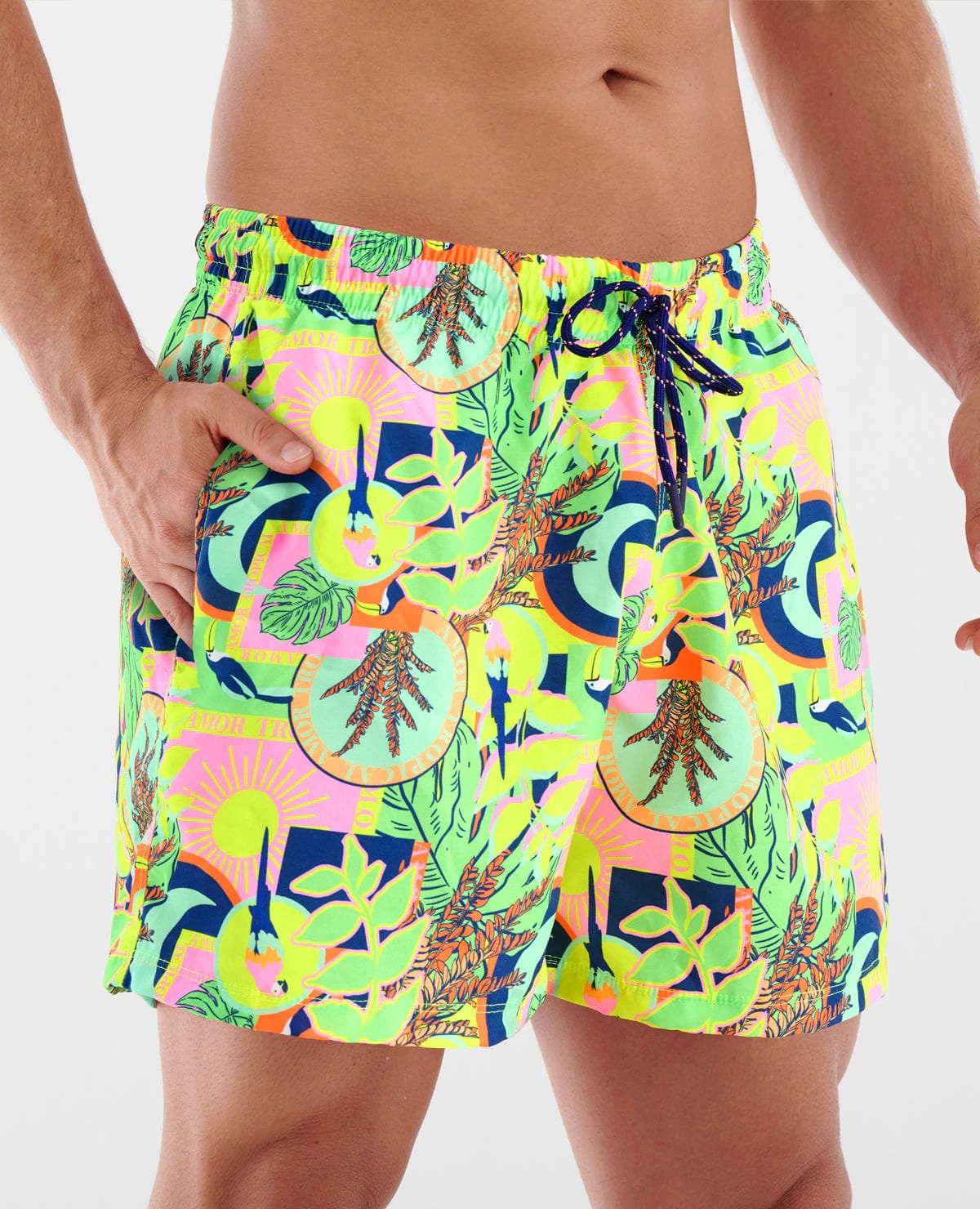 Pantaloneta de Baño | Semiajustada | Cintura Elática - imagen 1