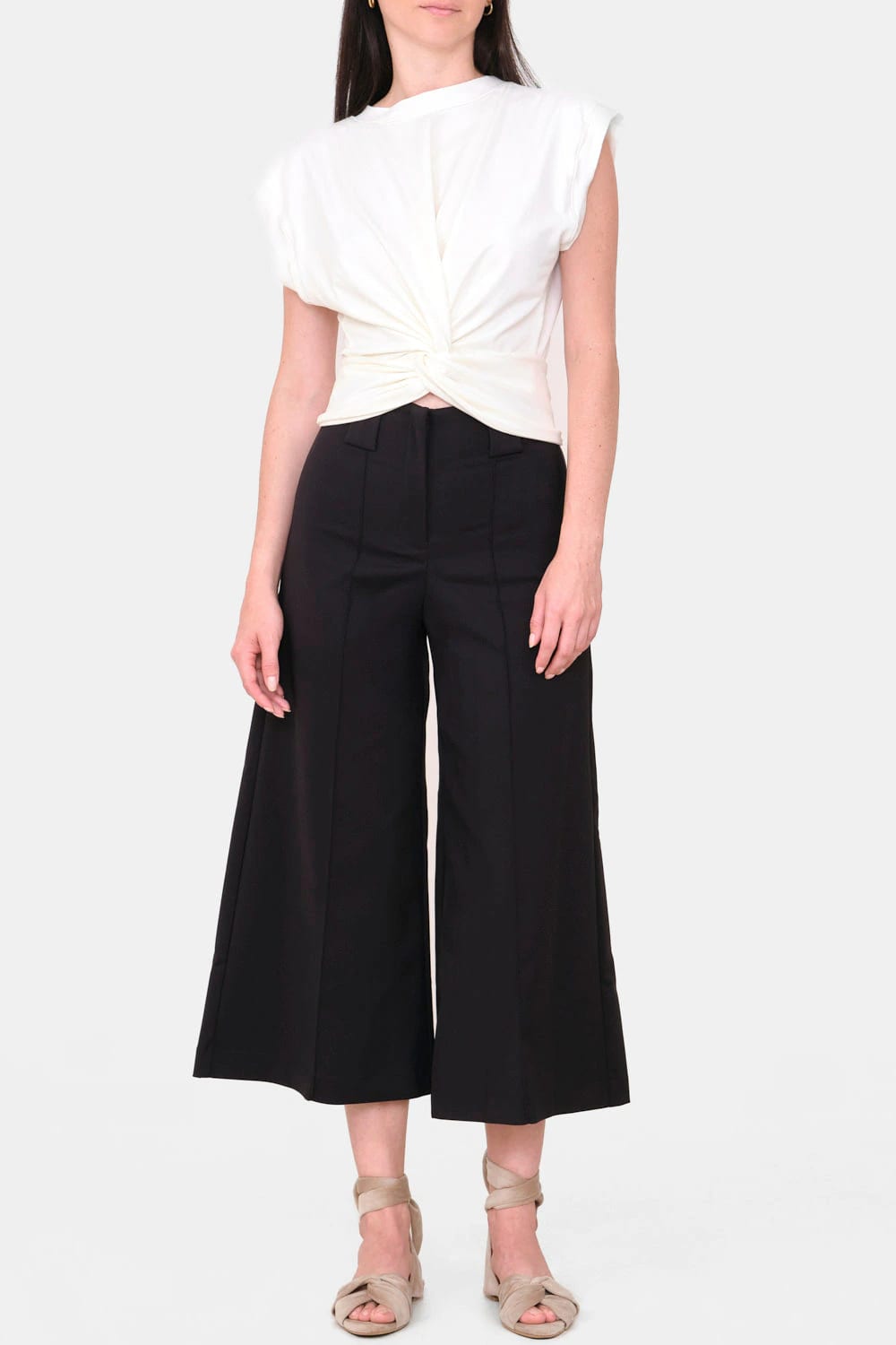 Pantalón paulette culotte negro - imagen 4