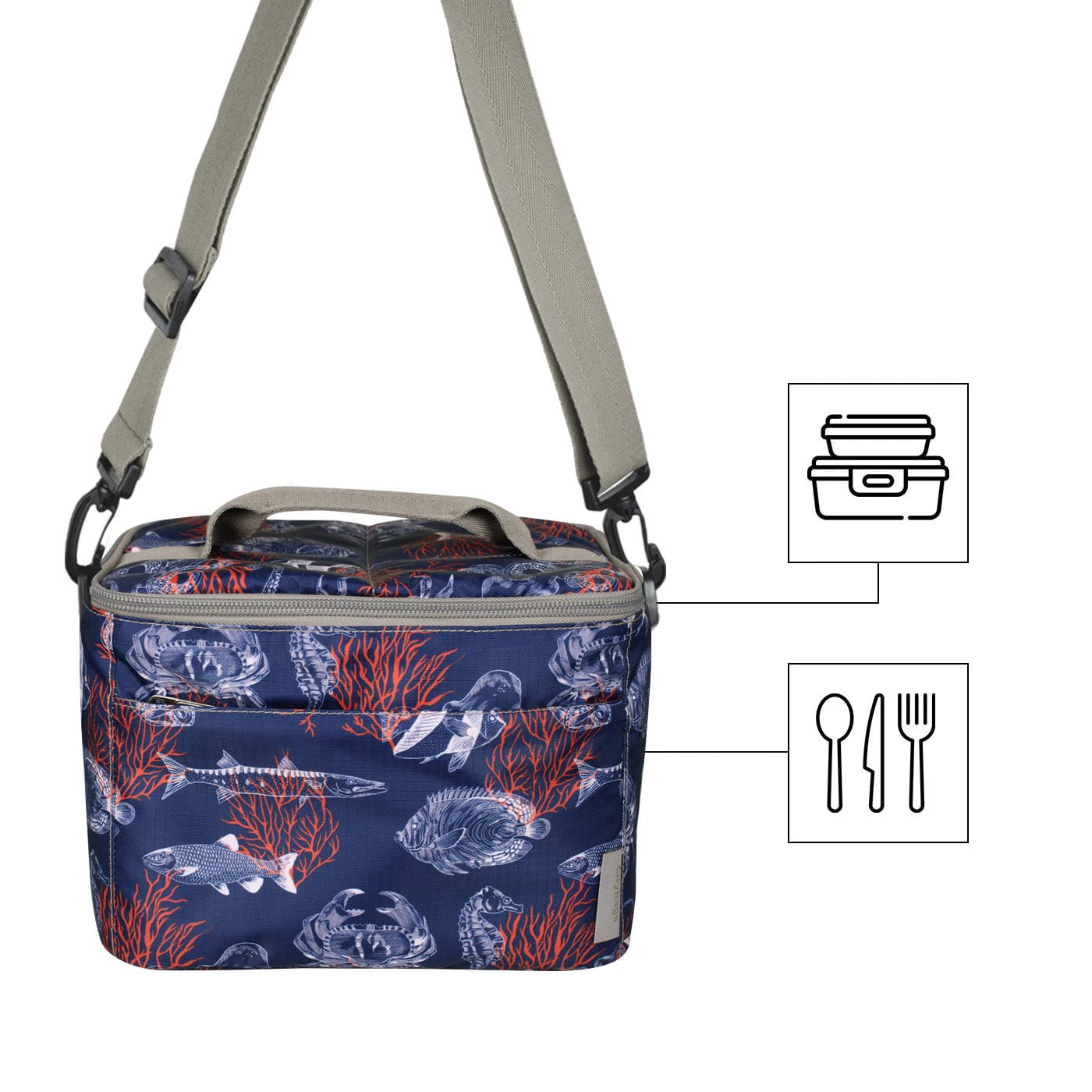 Lonchera Clasica Ultra Citybags Estampado Vida - imagen 3