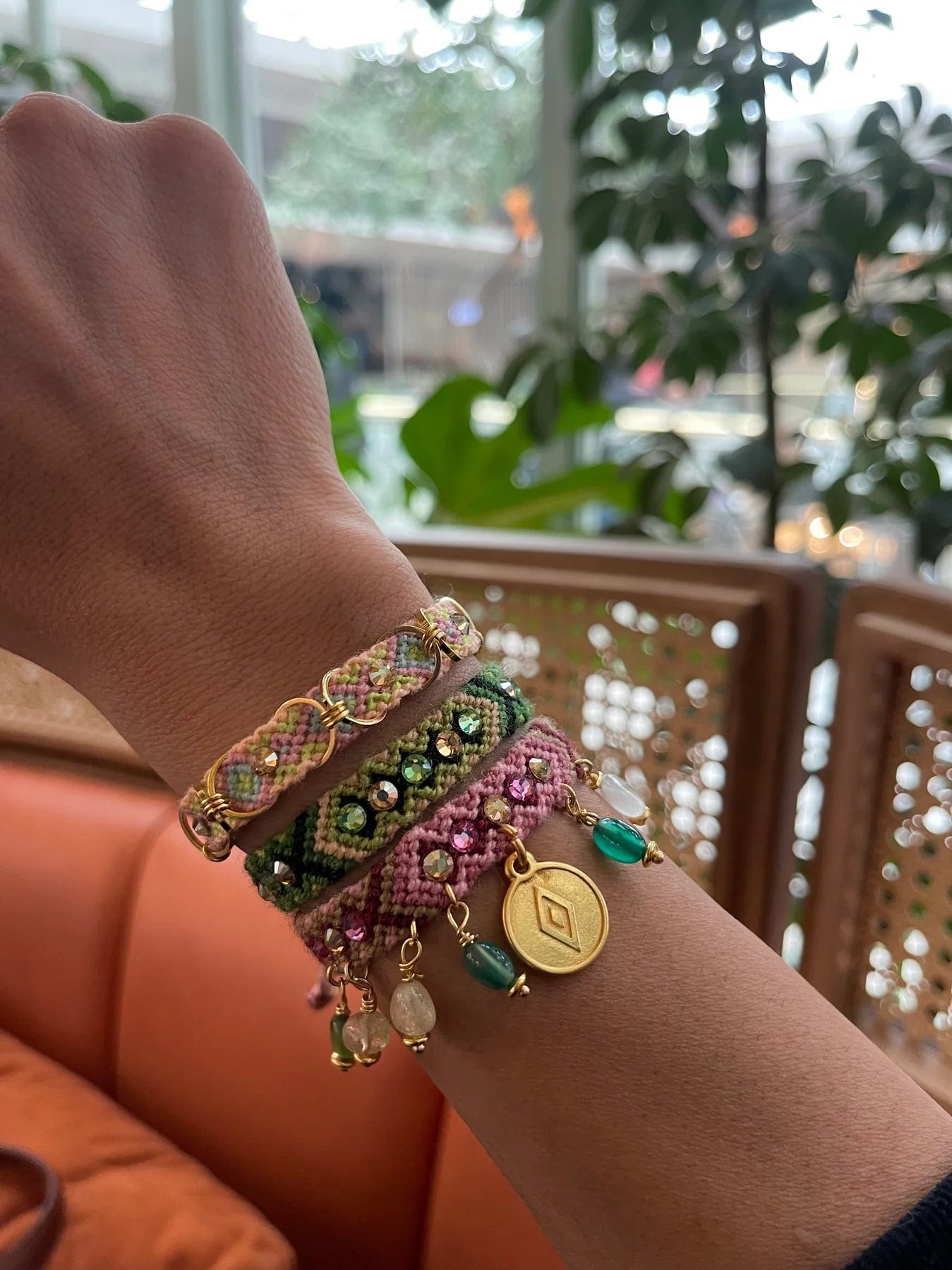 Kalepsu Wayuu Bracelet | Pink Aura - imagen 4