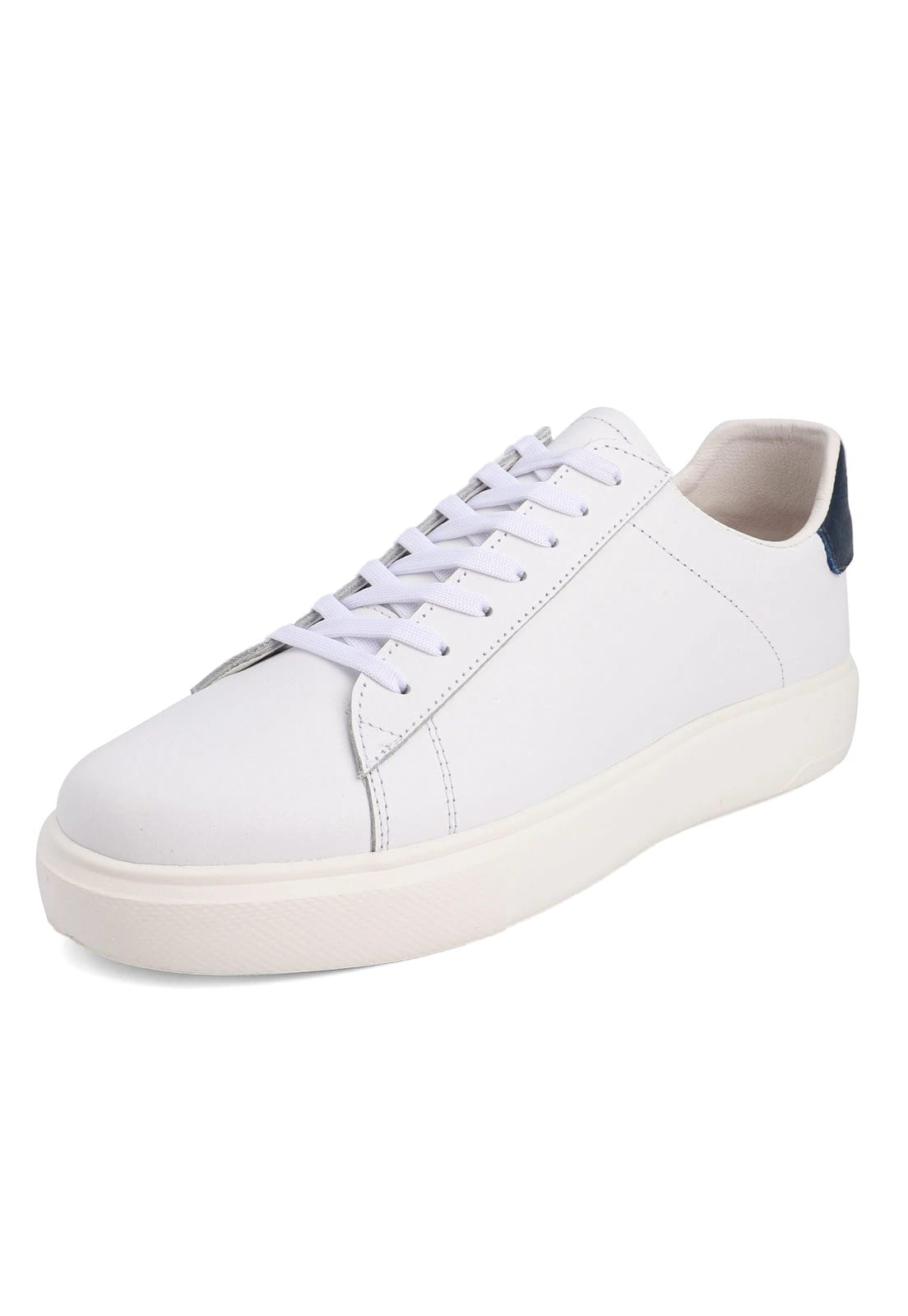 Tenis blancos suela blanca talon azul - imagen 6