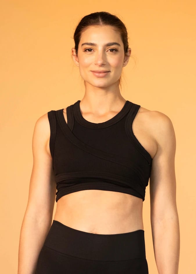 Top Marti cropped Negro - imagen 1