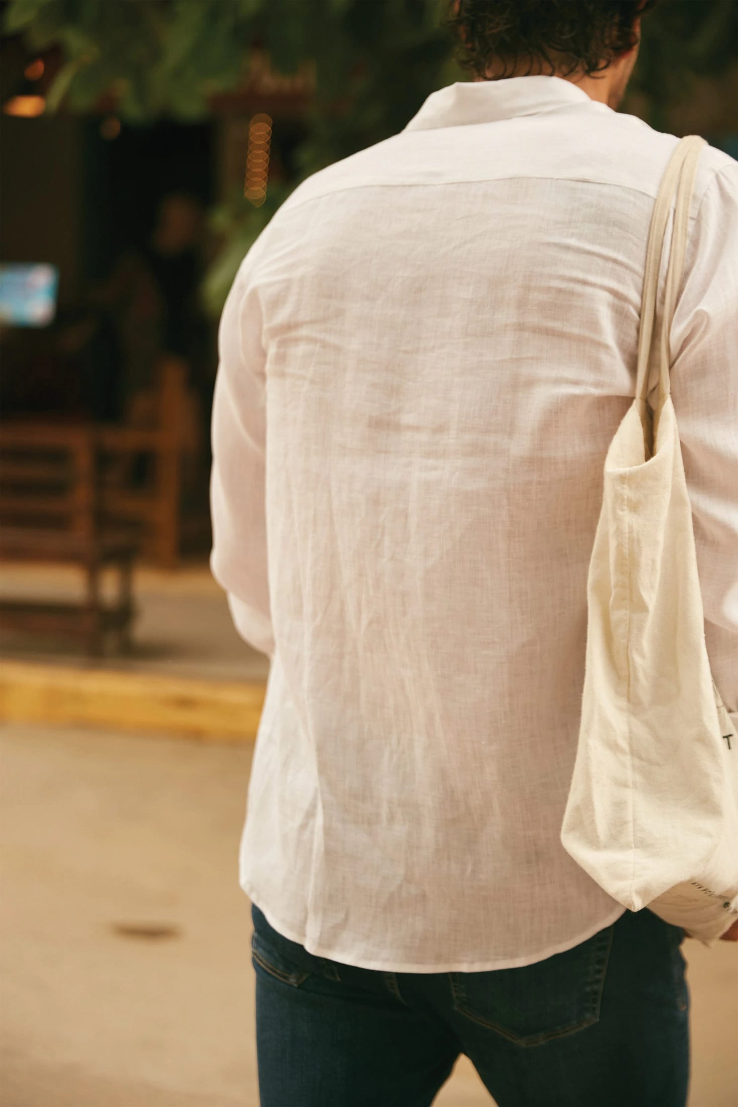 CAMISA LINO BLANCO - imagen 3