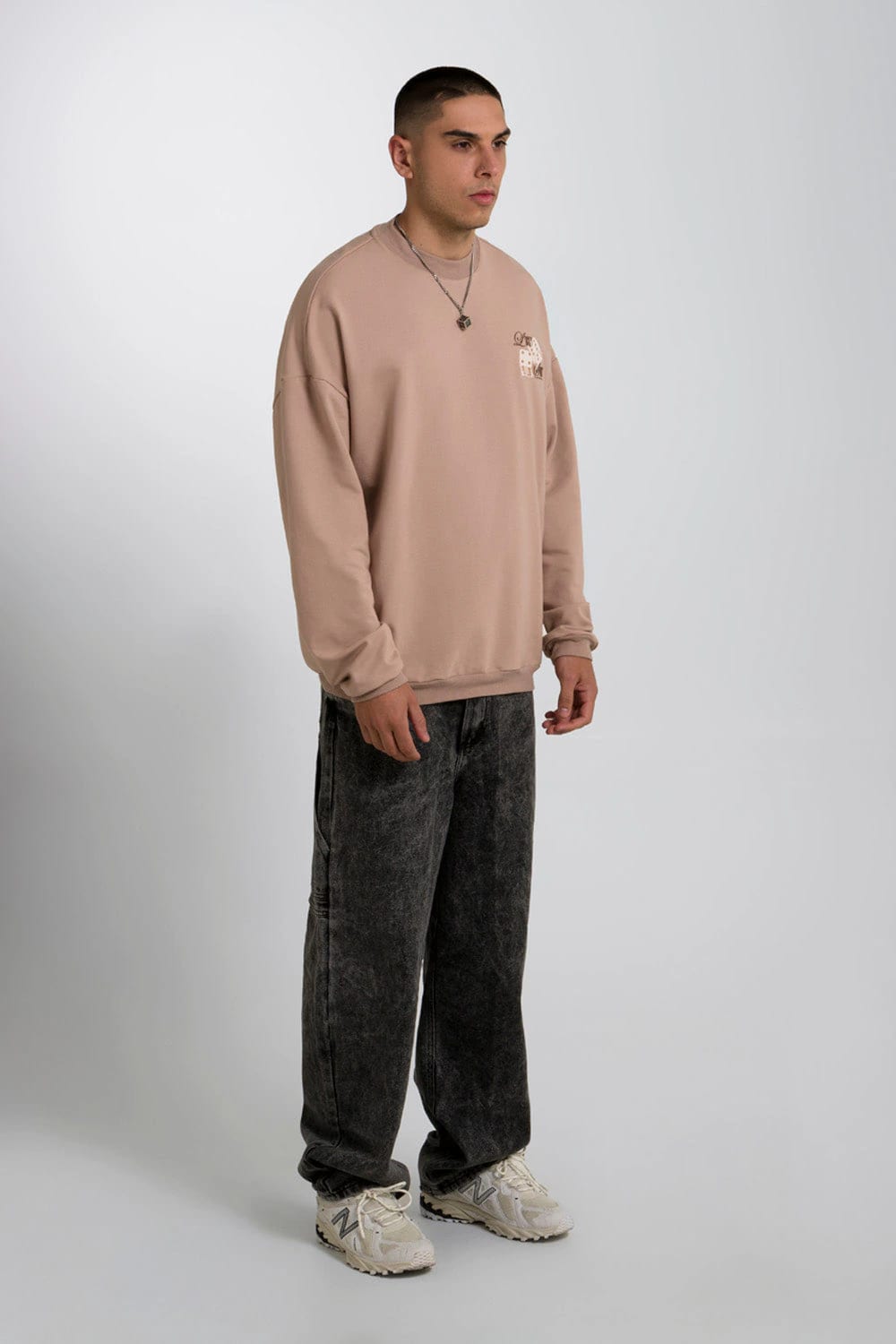 BUZO CERRADO COLOR WARM TAUPE - imagen 3