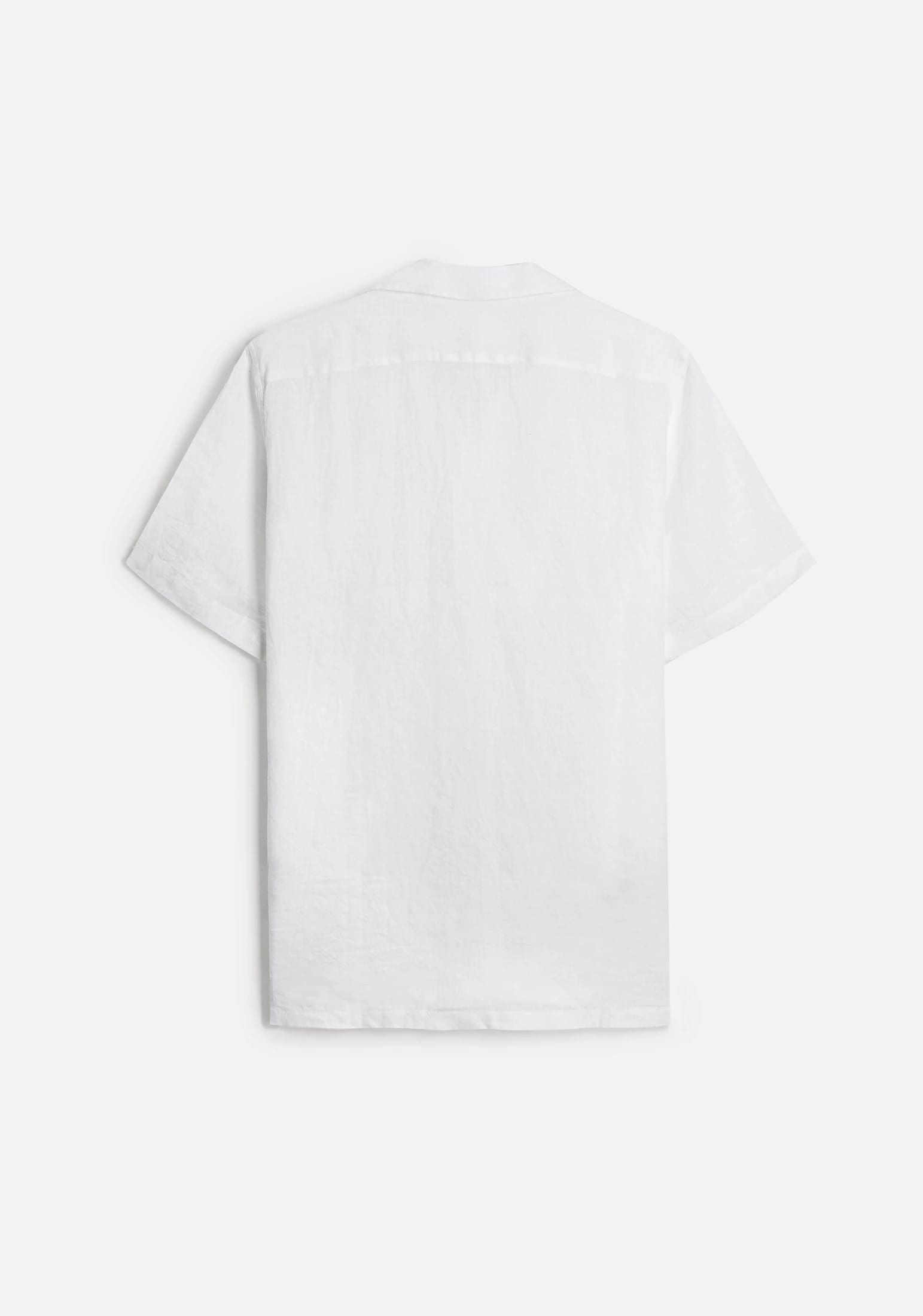 Camisa Cubana Lino Blanca - imagen 4