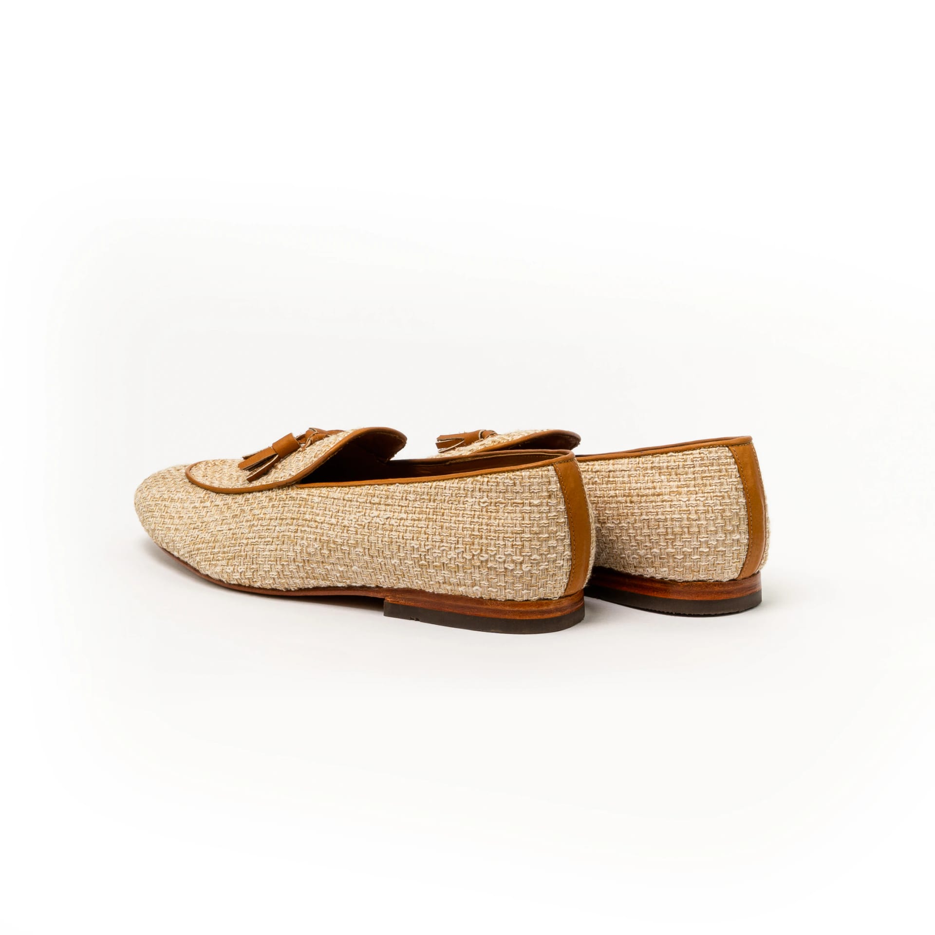 Loafers Rafia Beige - imagen 3