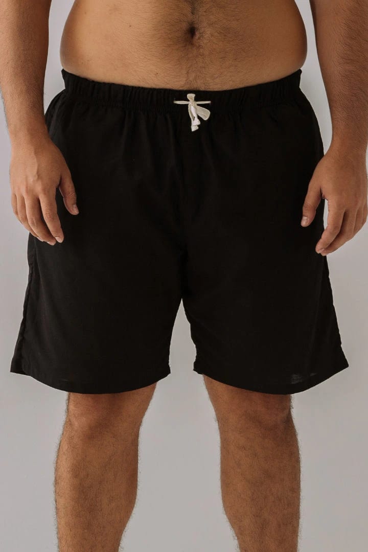 Short lino negro - imagen 4