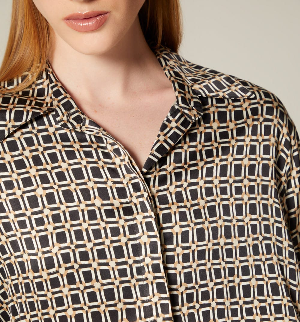 Blusa camisera manga larga - imagen 4