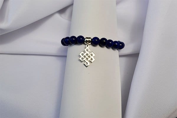 Pulsera Lapislázuli dije infinito - imagen 1