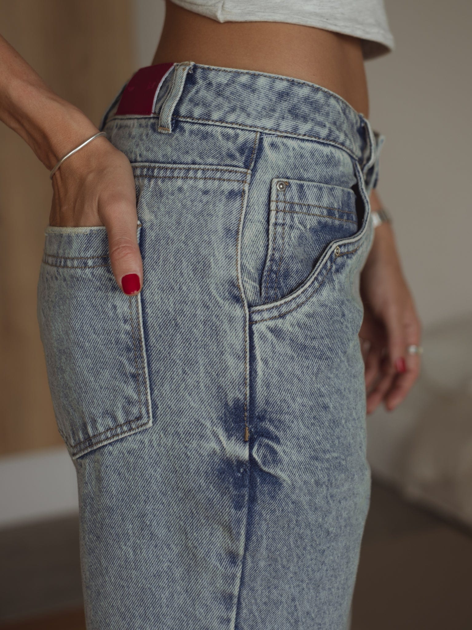 OPEN FLARE JEAN - 80'S LIGHT BLUE - imagen 6