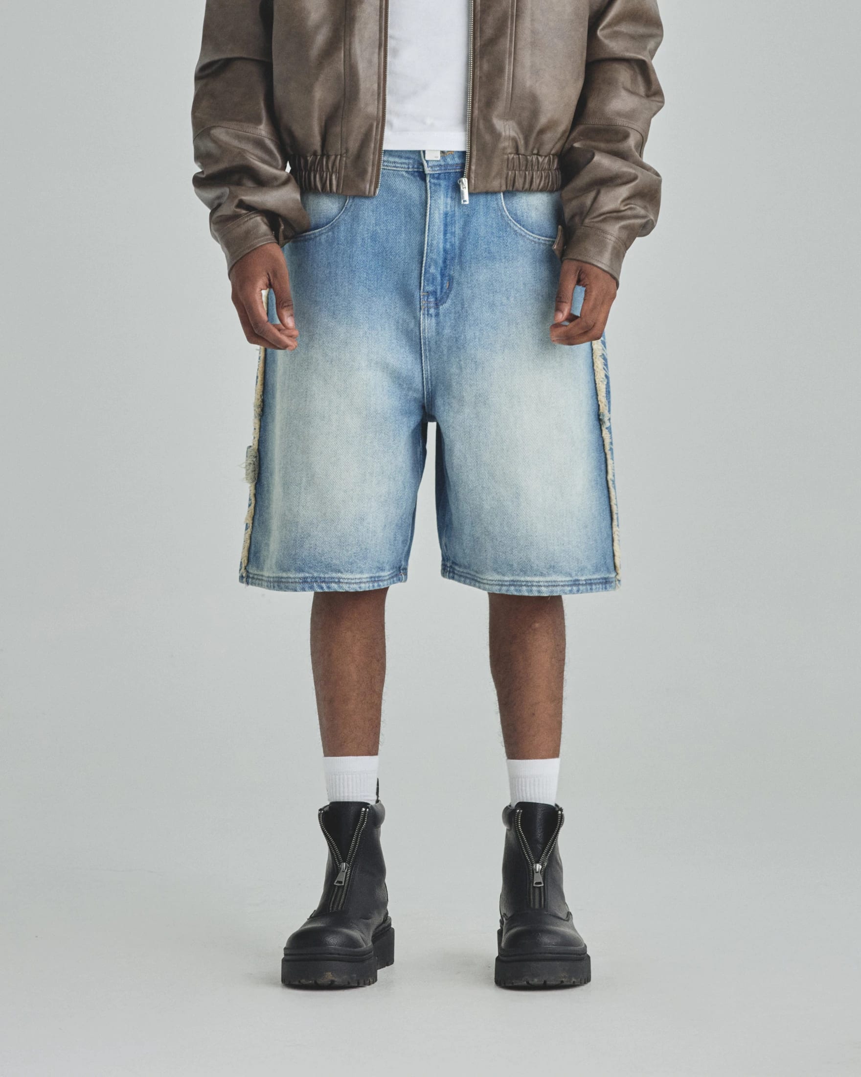 Spring Frayed Jorts Blue - imagen 2