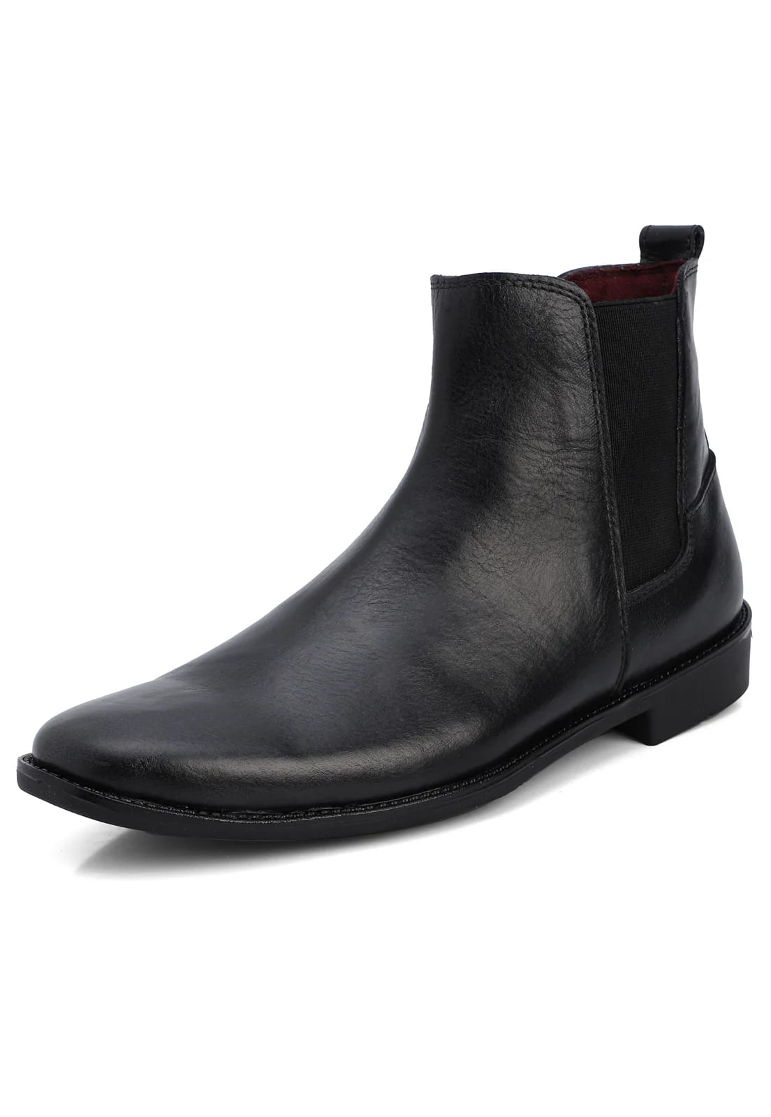 Botines chelsea negros en cuero - imagen 5