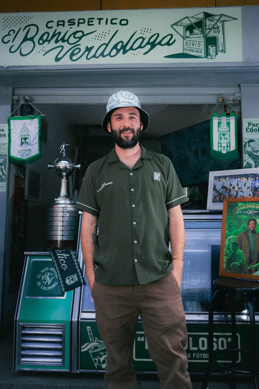 CAMISA VERDE PINO ESTO ES NACIONAL BOHIO - imagen 4