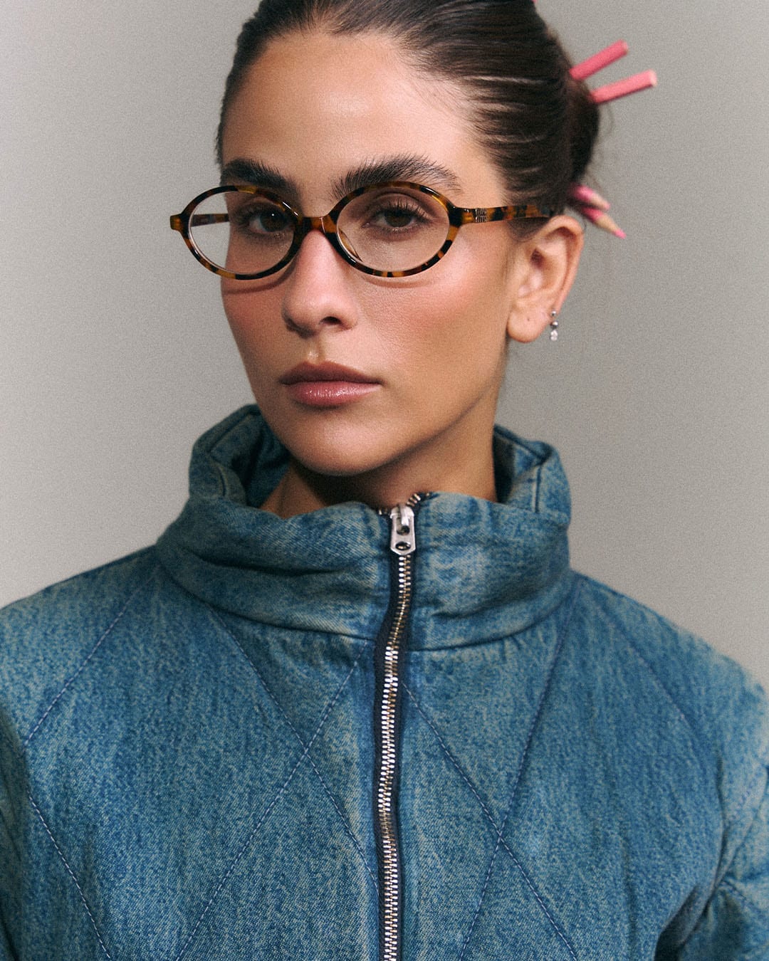 Chaqueta denim simetría - imagen 2
