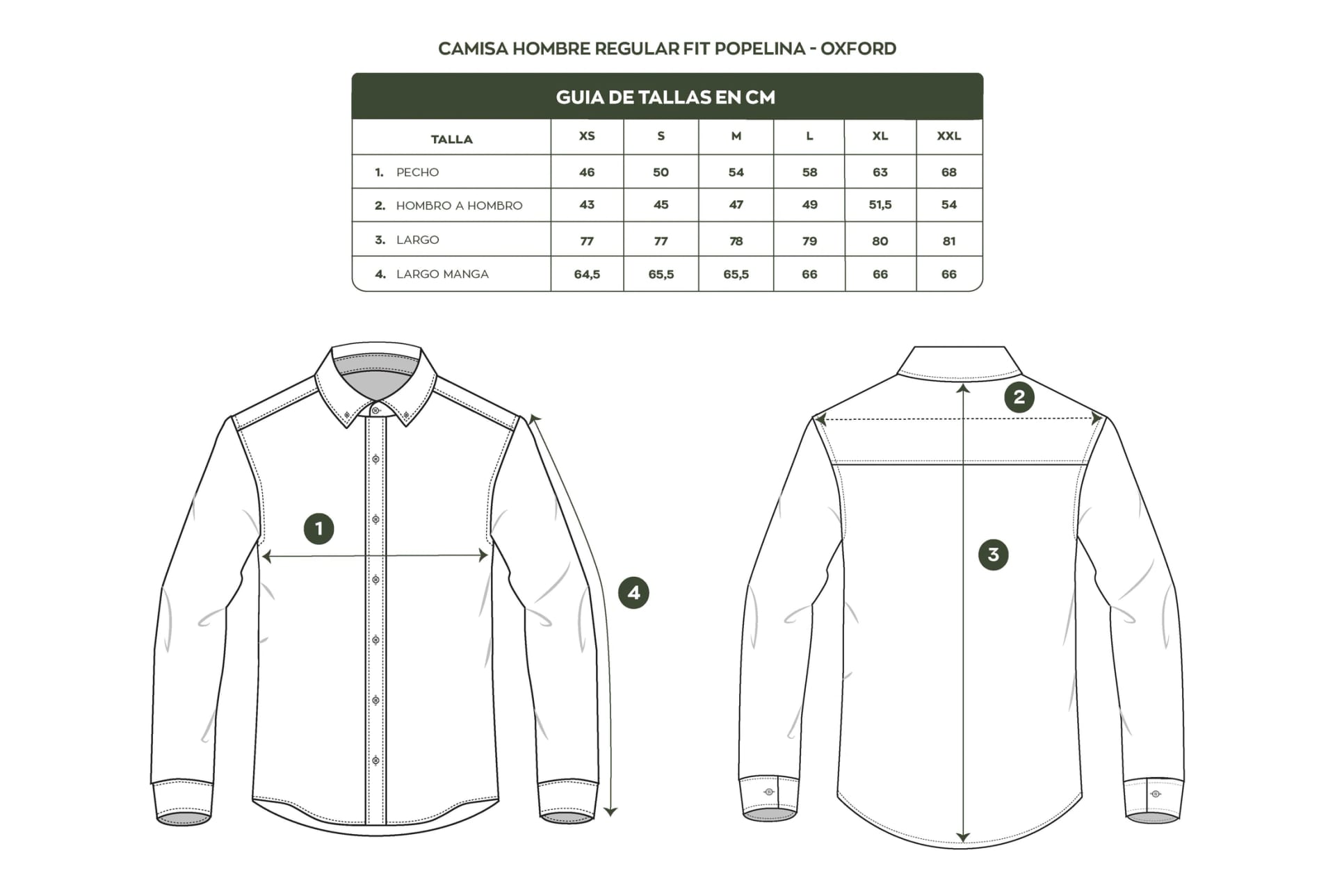 Camisa Antiarrugas Oxford Blanco Logo Sage - Talla Regular - imagen 11