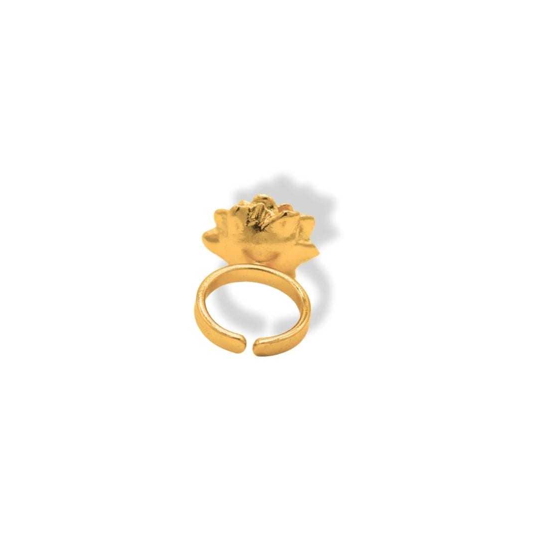 Anillo con flor de cactus grande - imagen 6