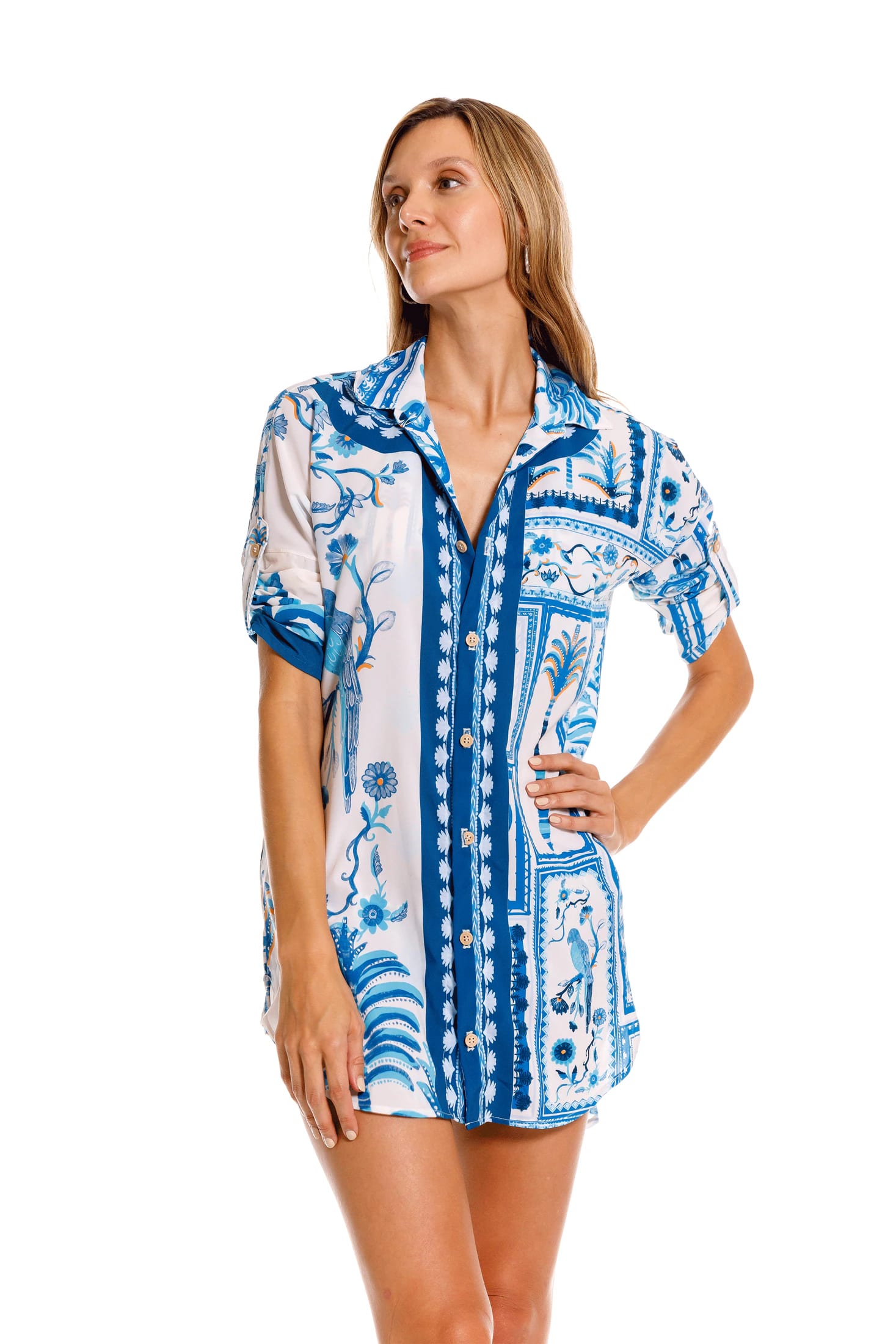 Camisón Rosseta Azul - imagen 3